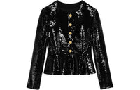 CELINE Embroidered Chelsea Jacket In Silk Muslin