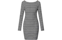 LOUIS VUITTON Open Back Striped Dress