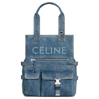 CELINE Denim Tote Bag, Shopping Bag, Shoulder Bag, Handbag Men's Washed