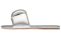MIU MIU Abrasion Resistant Slide Slippers Women's Silver