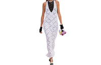 CHANEL Sleeveless Dresses Women's White