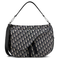 DIOR Saddle Cow Leather Handbag Shoulder Bag Crossbody Bag Regular Men's Beige/Black