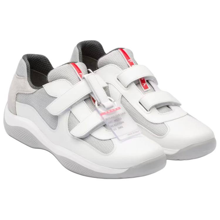PRADA America's Cup Low Top Casual Shoes Men's White