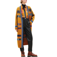 HERMES Coats Women's Ginger Yellow
