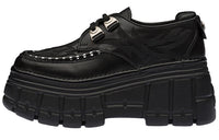 MIU MIU Low-Top Platform Shoes Women's Black