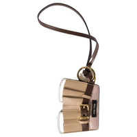 MIU MIU Leather Keychains Women's Brown