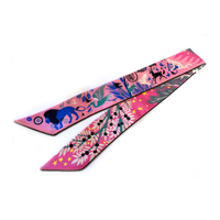 HERMES Silk Silk Scarves Women's Purple