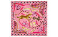 HERMES Silk Scarves Women's Pink
