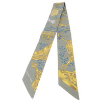 HERMES Silk Silk Scarves Women's Gold