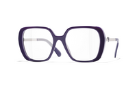 CHANEL Acetate Metal Butterfly Eyeglass Frames Unisex