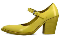 PRADA Chunky Heel High Heels Women's Yellow