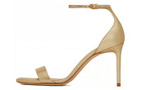 SAINT LAURENT Amber Strap Sandals Women's Gold