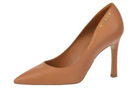 LOUIS VUITTON Monogram Slim Heel High Heels Women's Brown