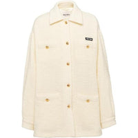 MIU MIU Jackets Women's Ecru