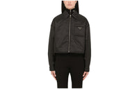 PRADA Cropped Coats Women's Black