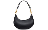 CELINE Smooth Cow Leather Handbag, Shoulder Bag, Crossbody Bag, Handbag Medium Size Women's Black