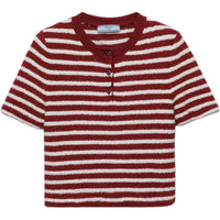 PRADA SS25 Spring Summer Women's Apparel Collection Knitwear Women's Red