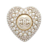 CHANEL Gold-Plated Brooches Women's Gold
