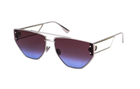 DIOR Metal Acetate Aviator Sunglasses Women's Silver