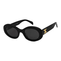 CELINE Oval Sunglasses Unisex Black