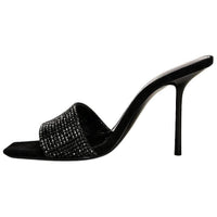 SAINT LAURENT Slide Slippers Women's Black
