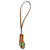 HERMES Calfskin Pendants Unisex Green