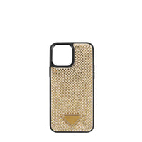 PRADA Leather Material Exquisite Bright Phone Cases Available For IPhone 13 Pro Ma Girlish