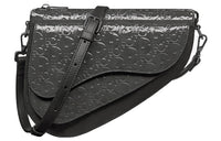 DIOR Oblique Gravity Leather Saddle Bag Handbag, Shoulder Bag Men's Black