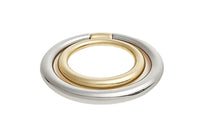 HERMES Silk Scarf Clip Women's Silver