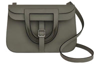 HERMES Halzan Evercolor Leather Crossbody Bag Women's