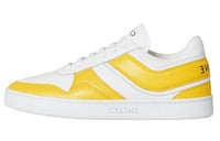 CELINE Trainer Low-Top Stylish Skateboarding Shoes Women's Yellow