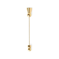 Loro Piana Brass Brooches Women's Gold