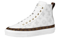 LOUIS VUITTON Stellar Ankle Sneakers 'White Black Sketch Monogram' Women's