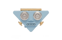 PRADA Clip-On Earrings Women's Sky Blue