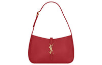 SAINT LAURENT LE5A7 Cow Leather HOBO Shoulder Bag, Handbag, Shoulder Bag Women's Red