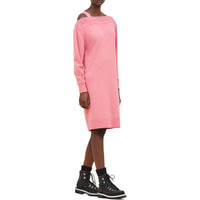 HERMES FW24 Long-Sleeved Dresses Women's Garnet Pink