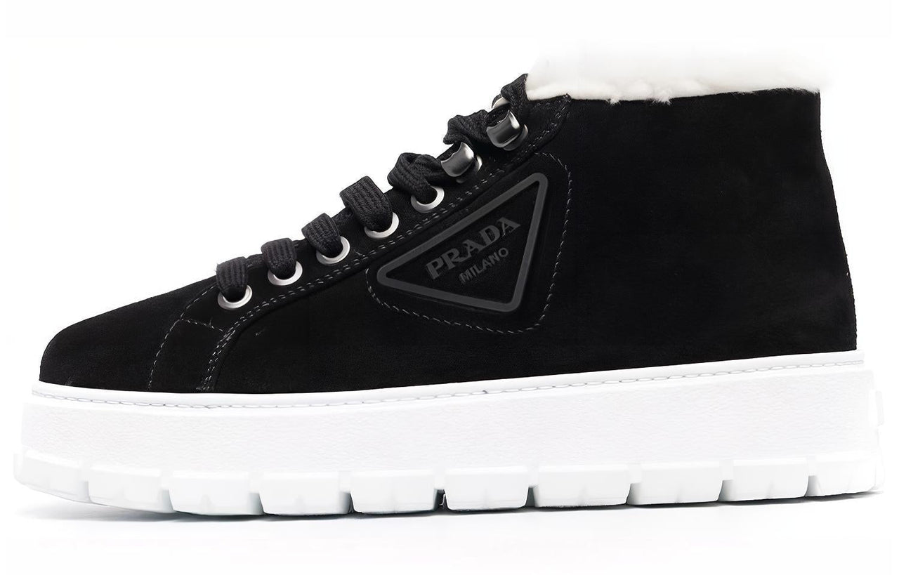PRADA Ankle Boots Women's Carbon Black