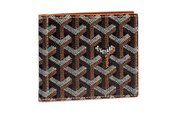 GOYARD Saint-Thomas Canvas With Leather Wallet Unisex Black/Brown