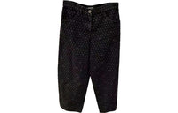 CHANEL Jeans Women's Black