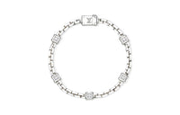 LOUIS VUITTON Les Gastons Vuitton Trunk Bracelet White Gold And Diamonds