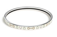 HERMES Bangles Women's Silver