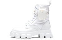 PRADA Monolith Ankle Boots Men's White
