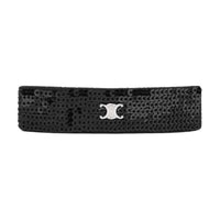 CELINE Viscose Hair Clips Women's Black