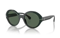CHANEL Round Sunglasses Women's Green