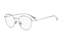 DIOR Eyeglass Frames Unisex Silver
