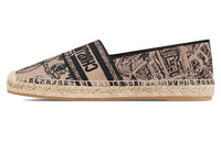 DIOR Granville Espadrilles Women's Beige Black
