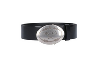 PRADA Leather Belts Men's Black