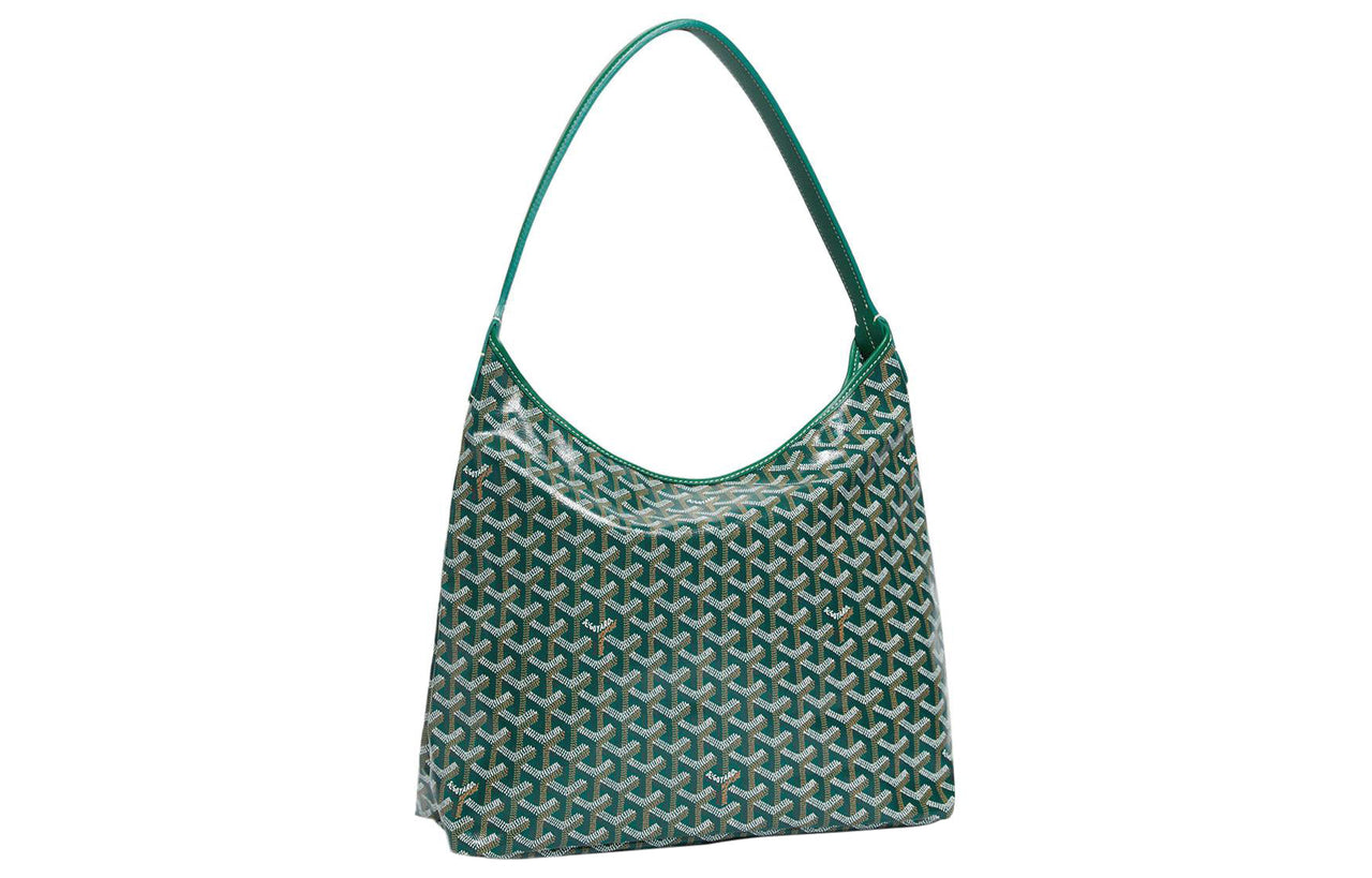 GOYARD Bohème Hobo Canvas With Leather Shoulder Bag Combo Bag One Shoulder Handbags Women's Green