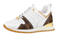 LOUIS VUITTON Run Away Casual Shoes Women's Low-Top White/Brown