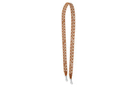 HERMES Canvas With Swift Calfskin Shoulder Strap Bag Straps Women's Gold & White